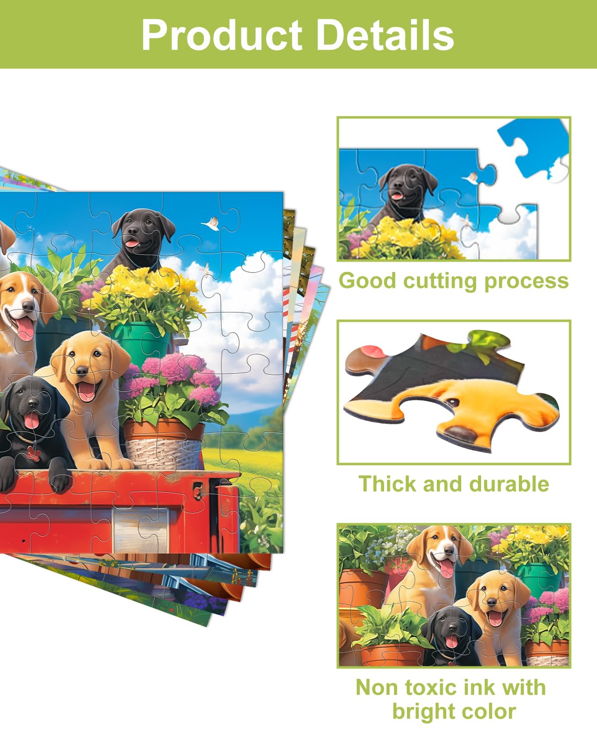 Yigney countryside-style puzzles offer a calming, engaging pastime.
