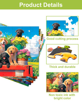 Yigney countryside-style puzzles offer a calming, engaging pastime.