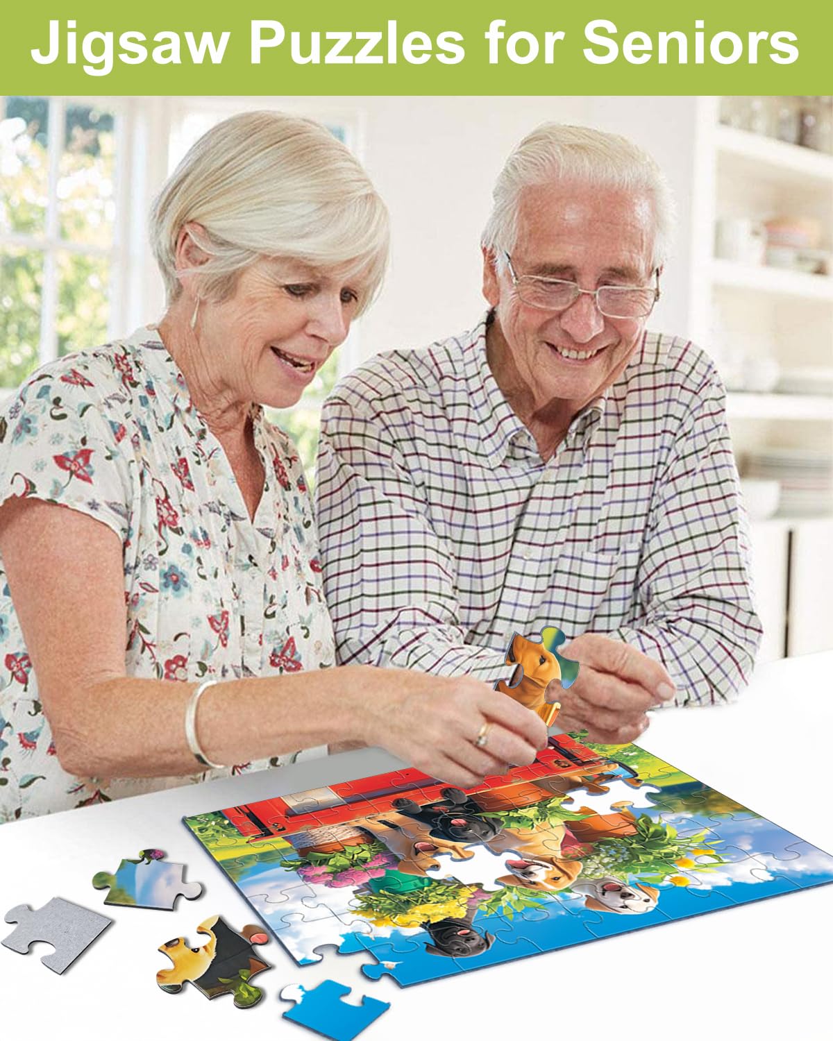 Yigney swan-bridge puzzle style supports visual tracking and memory.