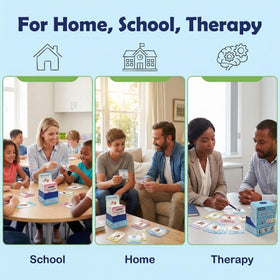 YIYDONG ADHD coping cards step-by-step guide supports classroom, therapy, and home routines.