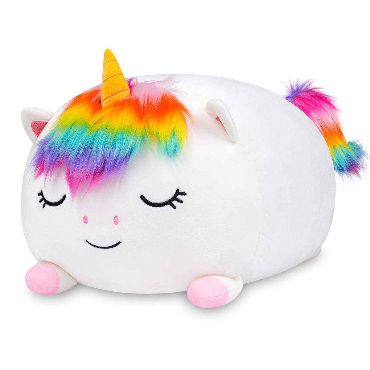 Care tips: fluff and air‑dry to restore shape after unboxing.