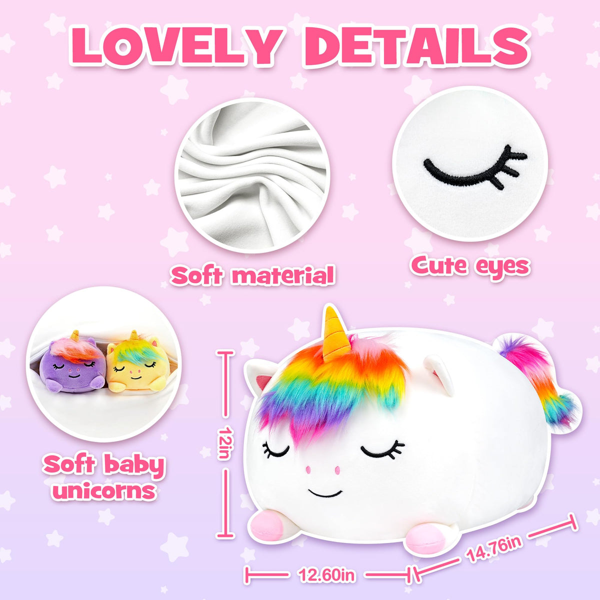 Soft, high‑quality fabric creates a gentle cuddle experience for naps.