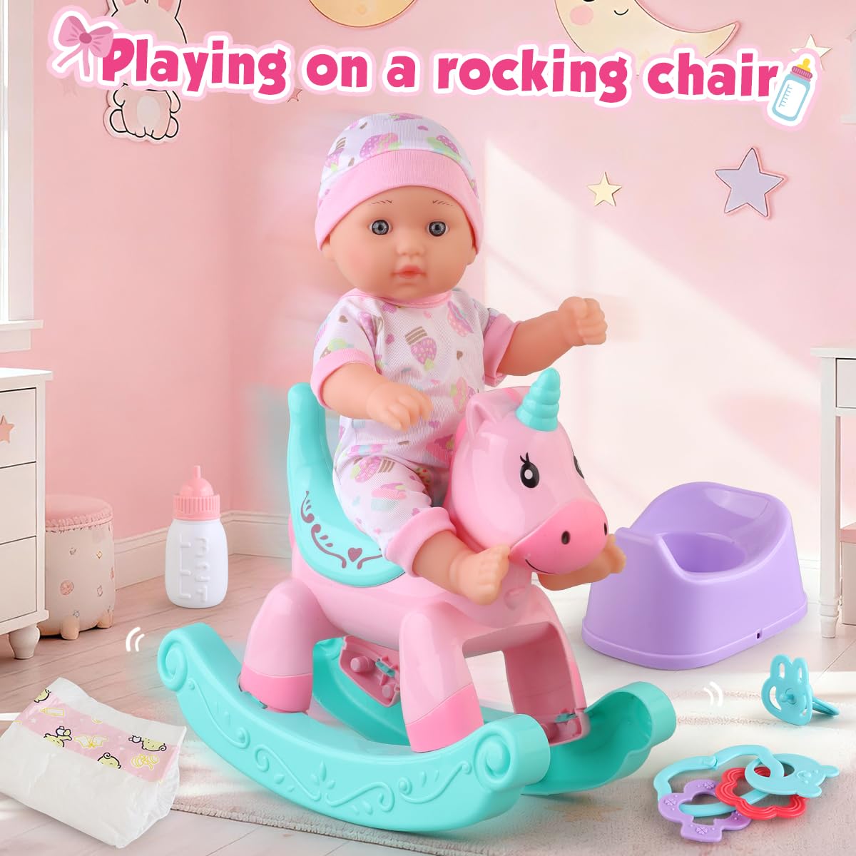 YIYBM baby doll casual clothes enable daily styling play