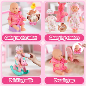 YIYBM 15-piece doll accessories expand storytelling and routines