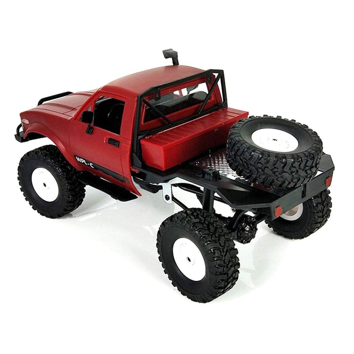 YIKESHU RC Crawler 4WD action demonstrating climbing capability on rocks