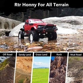 YIKESHU RC Crawler detailed interior with authentic features for immersion