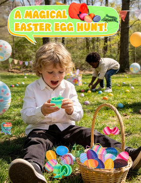 YILCER Easter sticker sheets for personalized basket decoration and craft