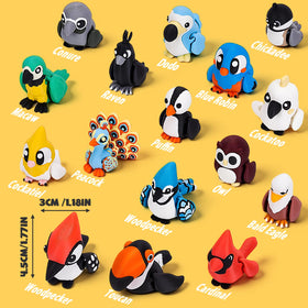 YILCER PLA birds are safe, non-toxic, and portable desk companions