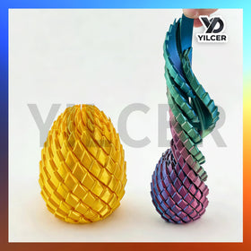 YILCER Twisty Fidget Egg colorful model for concentration breaks