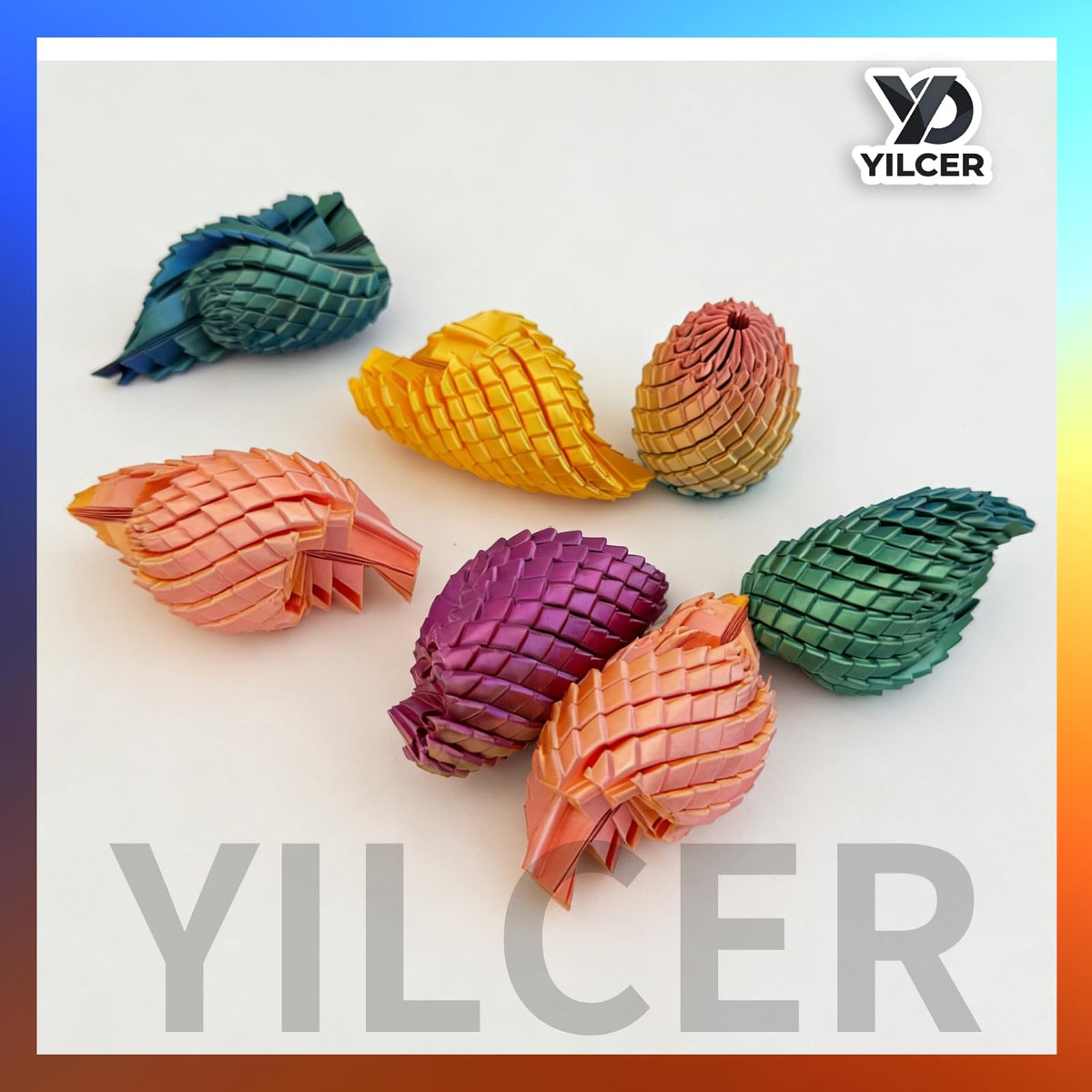 YILCER Twisty Fidget Egg pocket-friendly size in hand