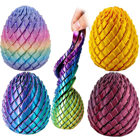 YILCER Twisty Fidget Egg front view, compact desk toy for focus