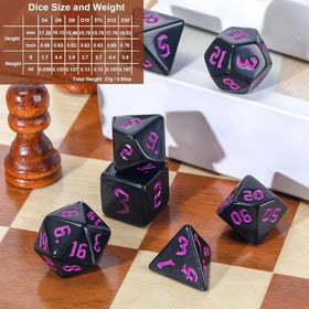 Yilloog decorative display of colorful dice