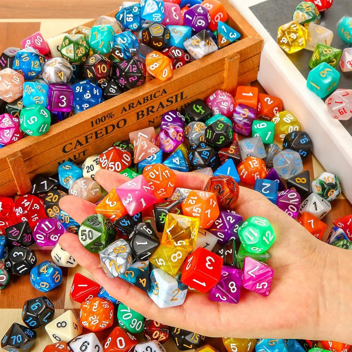 Yilloog drawstring bags for easy dice storage