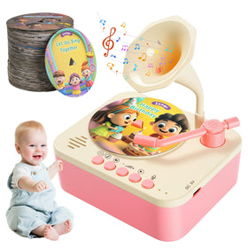 Yimido Kids Phonograph main unit with colorful, kid-friendly controls
