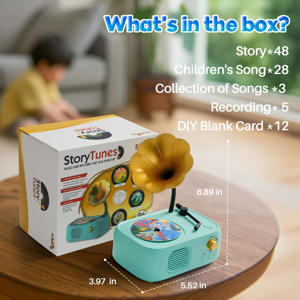 yimido Kids Phonograph Toy encourages interactive play and exploration
