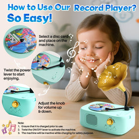 yimido Kids Phonograph Toy made with safe materials for child play