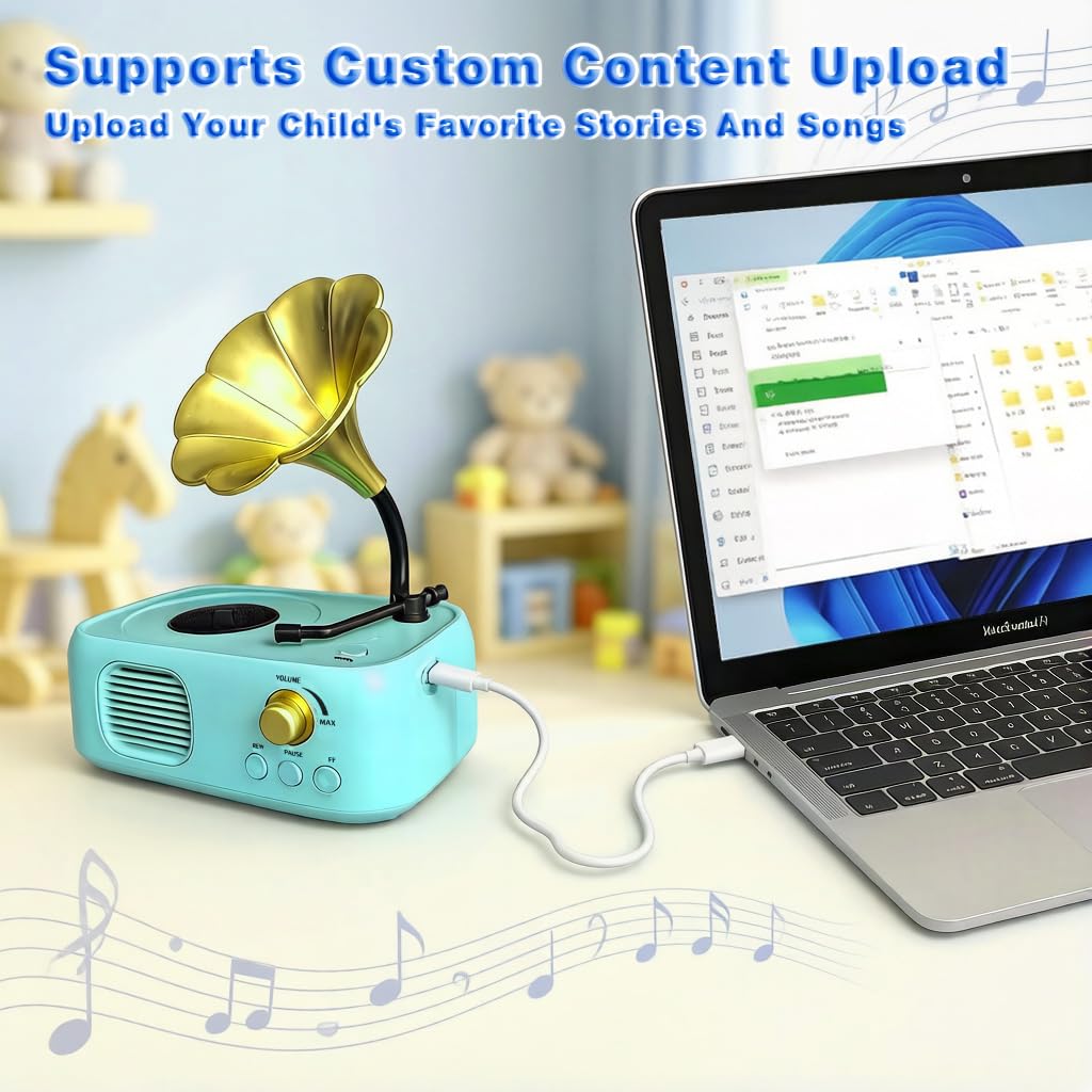 yimido Kids Phonograph Toy showing stories and songs for learning and fun