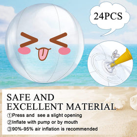 Yinder inflatable beach ball is easy to inflate and store.