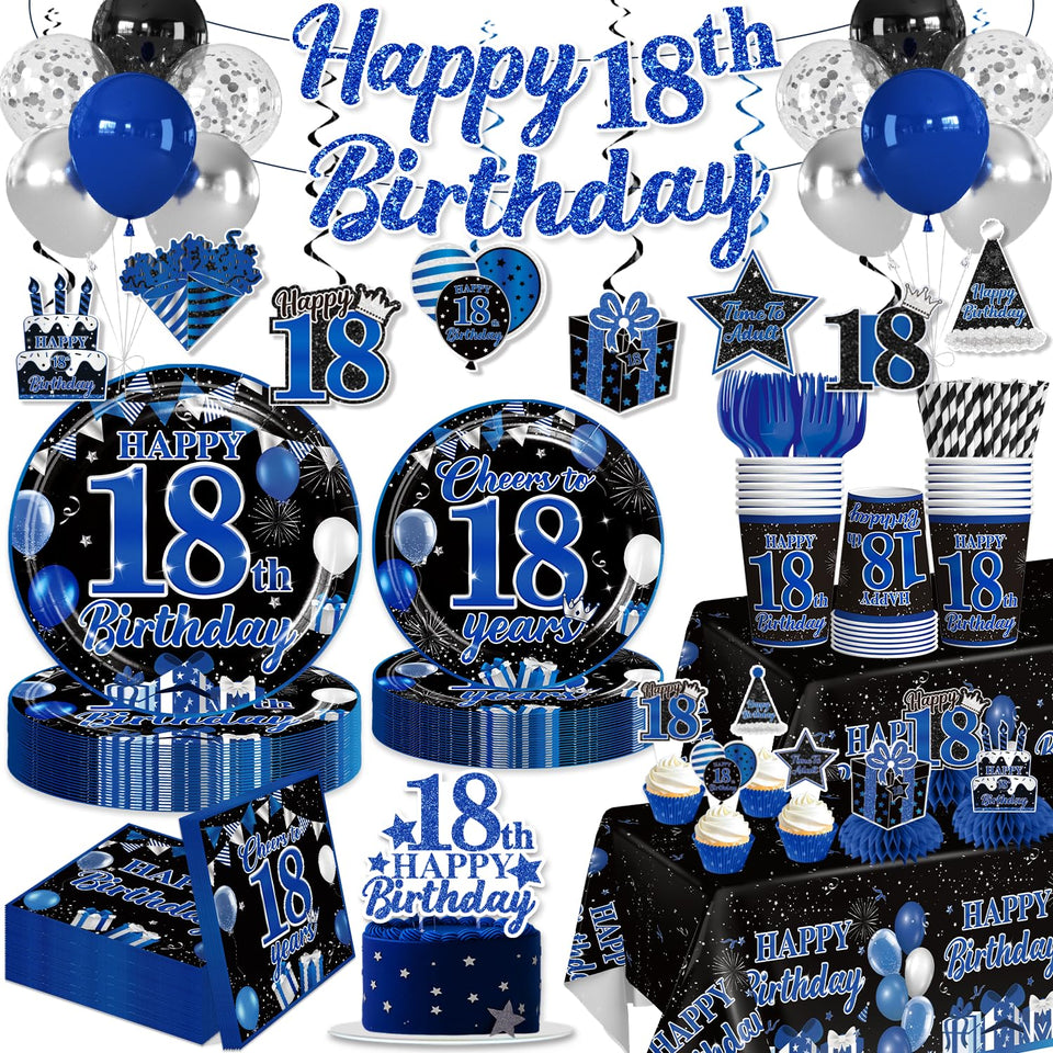 Yingoto 18th birthday banner enhances photo-worthy decor for an unforgettable milestone