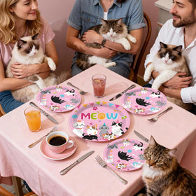 Yingoto cat balloons fill the room with color for celebrations