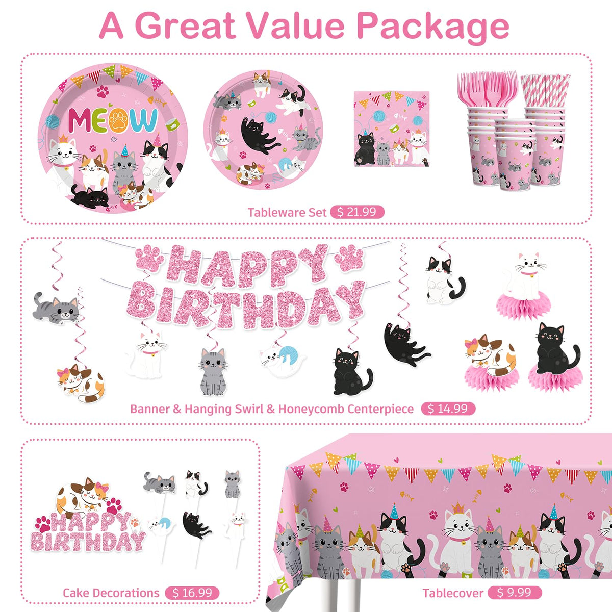 Yingoto 9-inch cat plates offer practical portions and cheerful design
