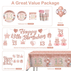 Yingoto pink hanging swirls add festive decor for the party