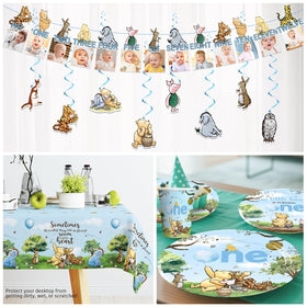 Yingoto Winnie Bear disposable tableware set covers 20 guests
