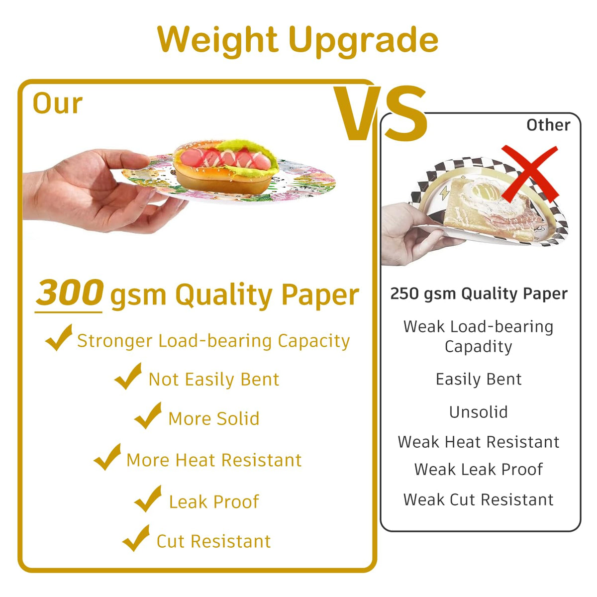 Yingoto Young Wild and Three 7-inch plates for sturdy party dining