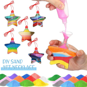 Yinkin sand art bottle necklace mini funnels, helps precise pouring during DIY