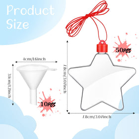 Yinkin sand art bottle necklace star-2, star-shaped project to spark imagination