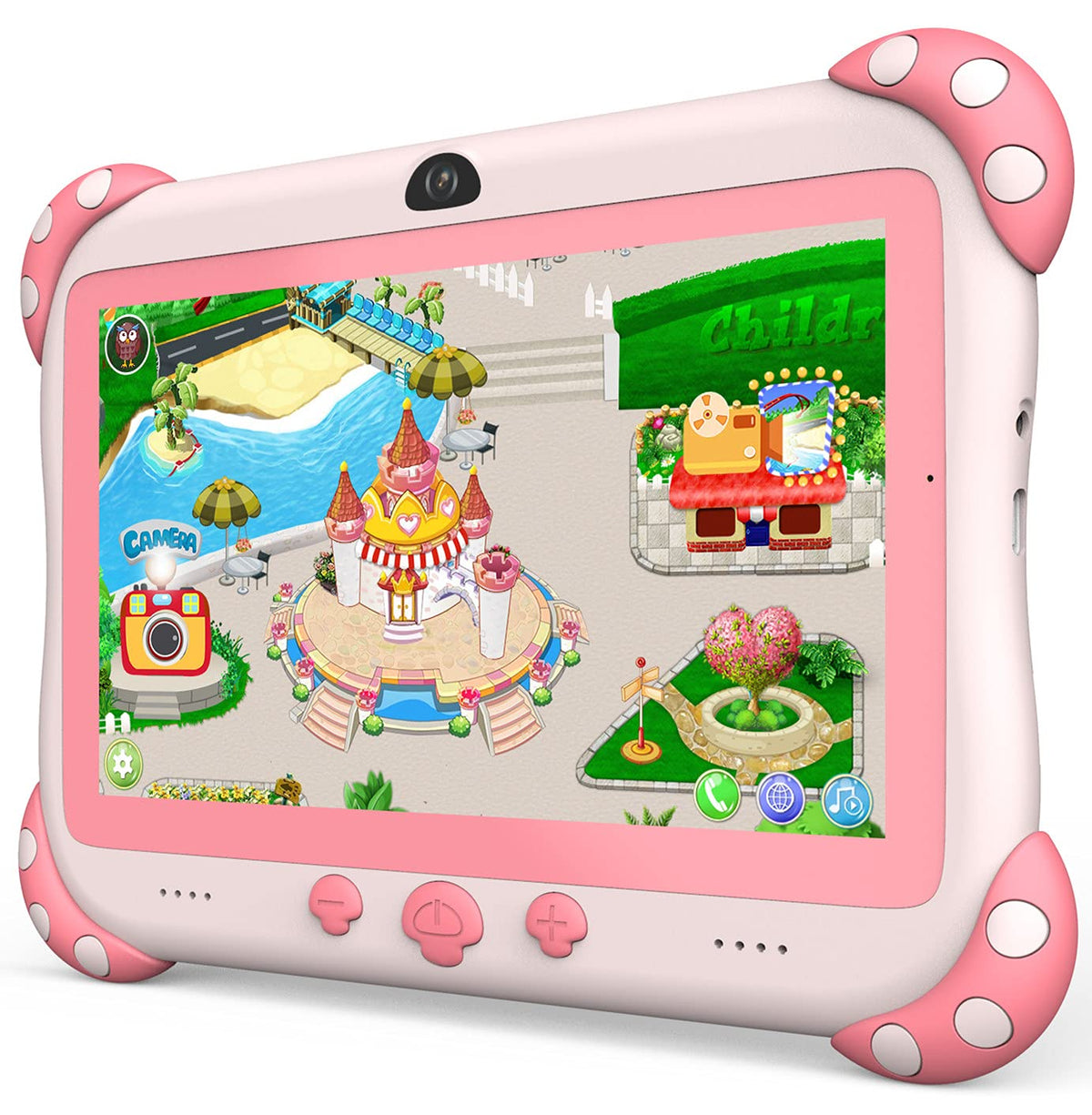 YINOCHE Kids Tablet 7 inch front camera for capturing memories during play