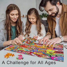 YINSHENG Crazy Candy puzzle closeup colors show high visual appeal