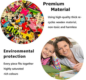 YINSHENG Crazy Candy puzzle in-progress invites collaborative family activity