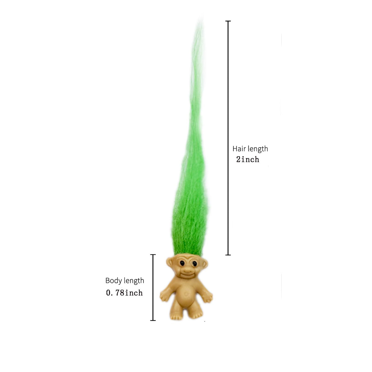 Yintlilocn Troll dolls as cake toppers add charm to celebrations.
