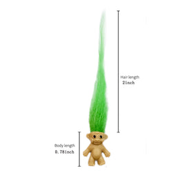 Yintlilocn Troll dolls as cake toppers add charm to celebrations.