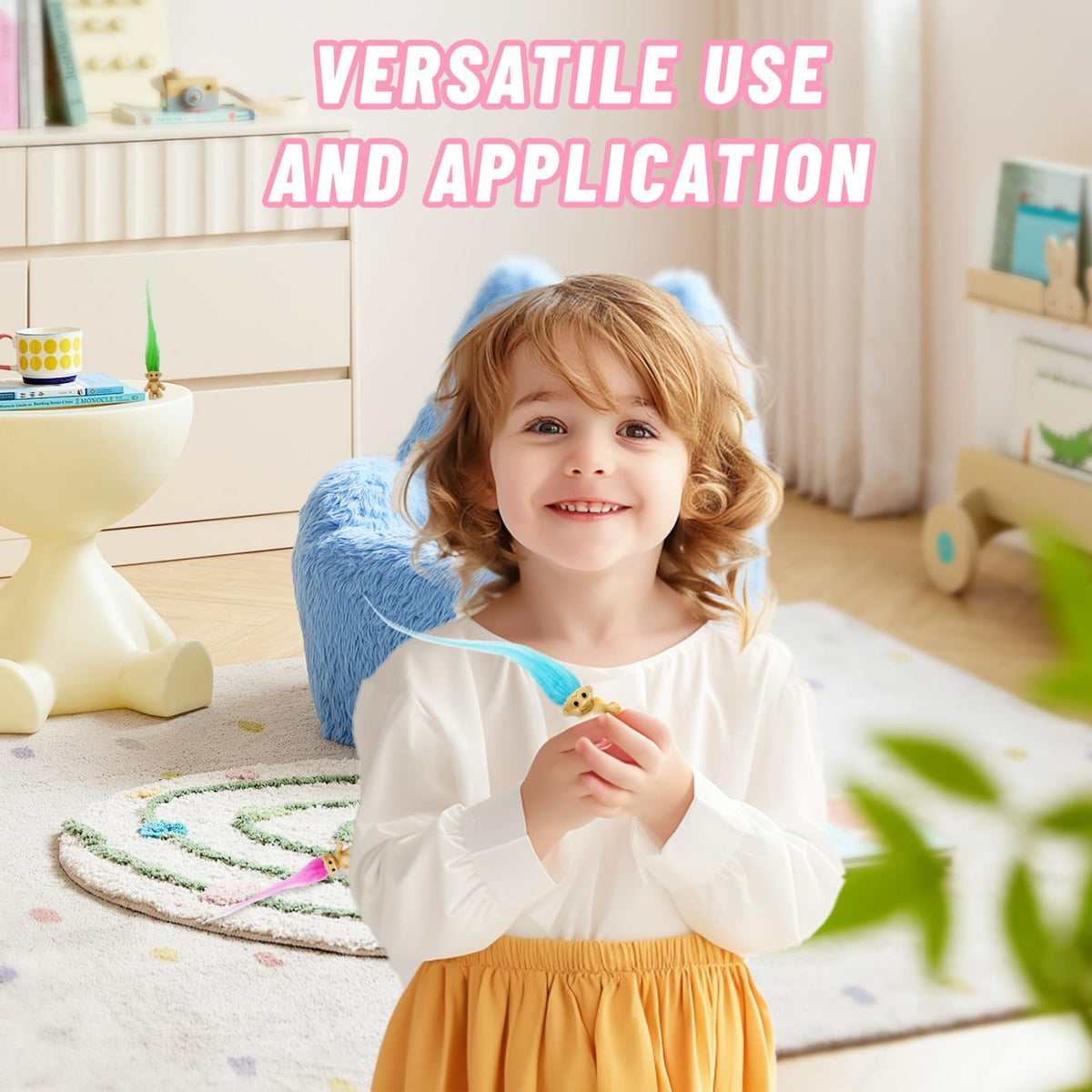 Yintlilocn Troll dolls use non-toxic materials for safe play.