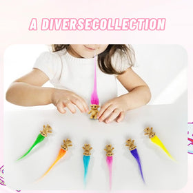 Yintlilocn Troll dolls in six bright colors inspire creative play.
