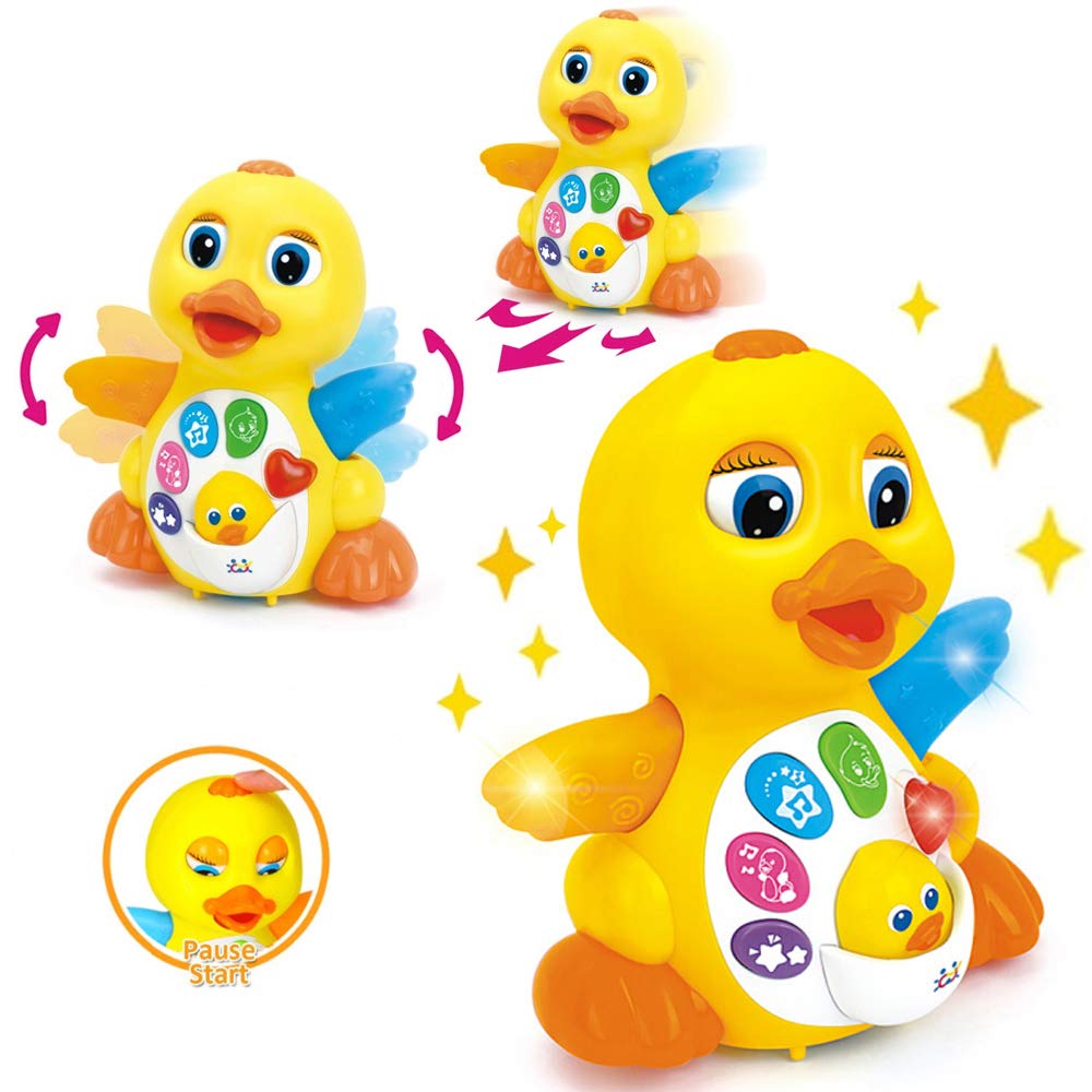 Yiosion musical flapping duck back view with wings designed for visual tracking