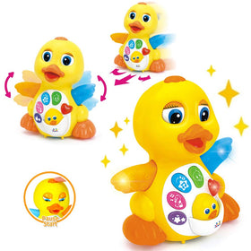 Yiosion musical flapping duck back view with wings designed for visual tracking