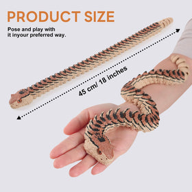 Yipintang rattlesnake hood flare highlights exotic desk focal point for striking decor.