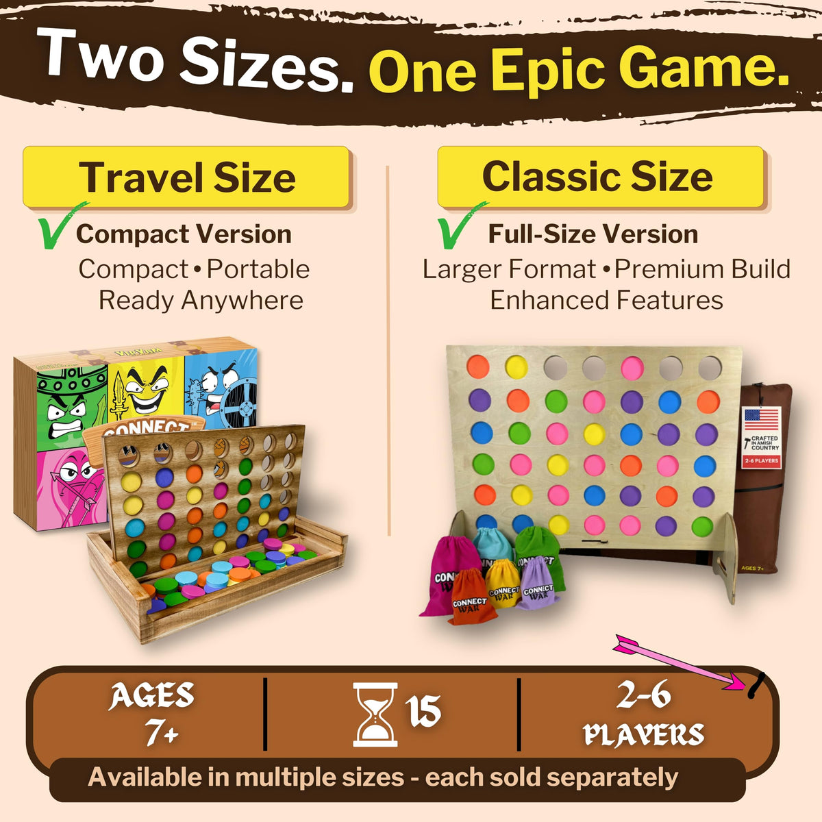 YipYam Games Connect War fosters bonding during family game nights.