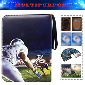 Yisheme binder with secure zipper closures protecting contents during transport.