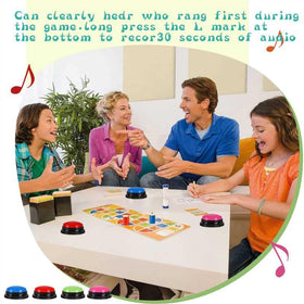 yisncka recordable buzzer rec button demonstrates simple one-hand recording and playback