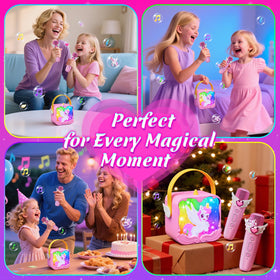 Yitbisy gift-ready unicorn karaoke box in pink packaging