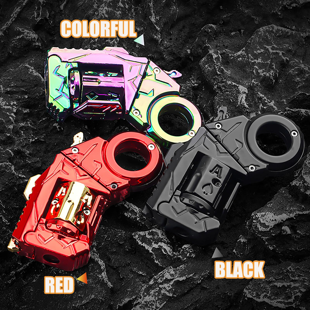 Yiuhhad Metal Fidget Gun gift packaging makes a thoughtful desk gift.