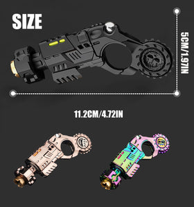 Yiuhhad rotating wheel glow in the dark feature enhances tactile play in low light.