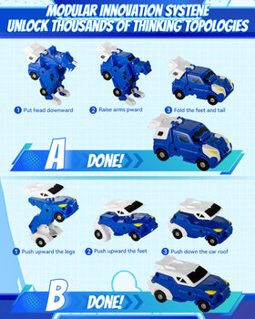 Yivsen dinosaur robot toy with safe design for lasting use.
