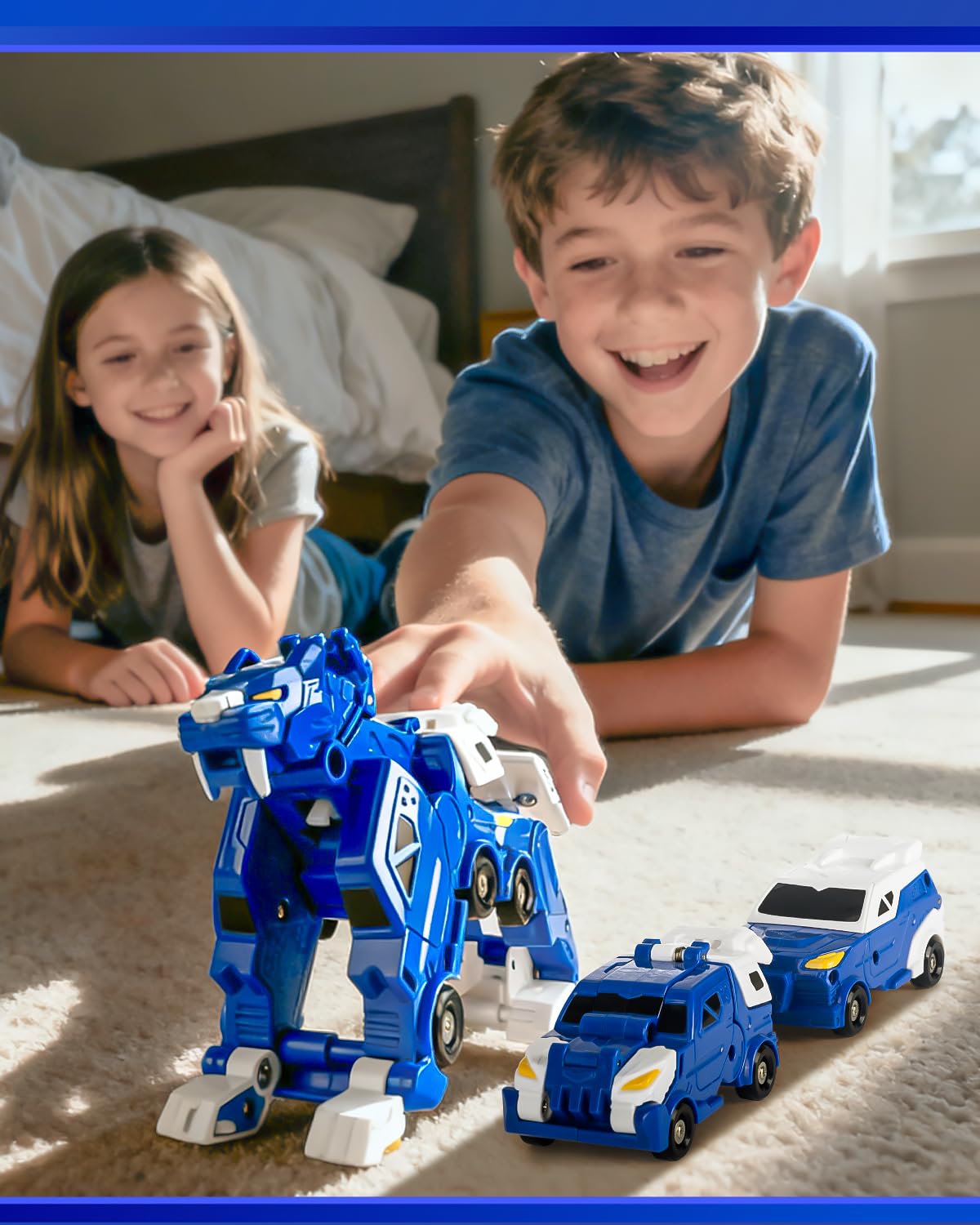 Yivsen 2-in-1 transform cars creativity in play.