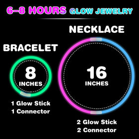 YixangDD bulk pack provides 1000 glow sticks and 1000 connectors for big events.