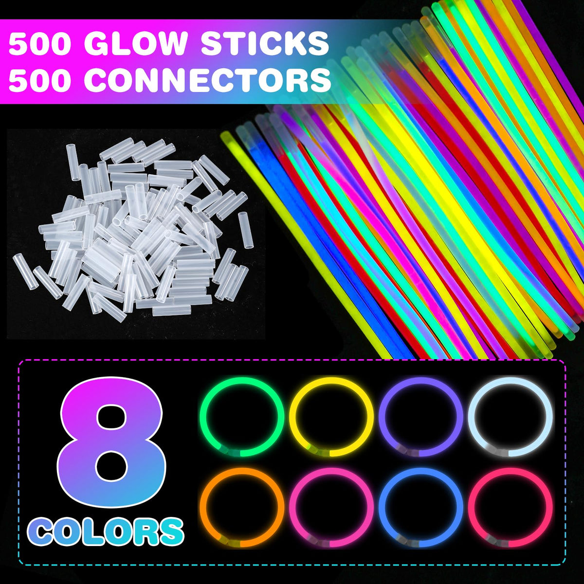 YixangDD connectors 500-count keep bracelets secure and easy to assemble